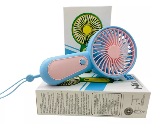 Mini Fan Ventilador Con Carga Usb Inalambrico Recargable